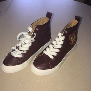 Hot Topic Gryffindor High Tops (NEVER BEEN WORN)